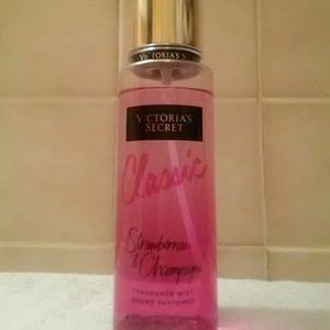 Victoria's Secret body mist.
